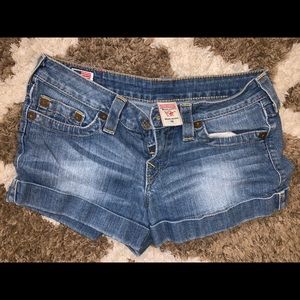 True Religion Jean Shorts
